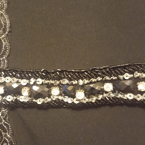 Black and tan gown size 6 - Picture 3 of 8